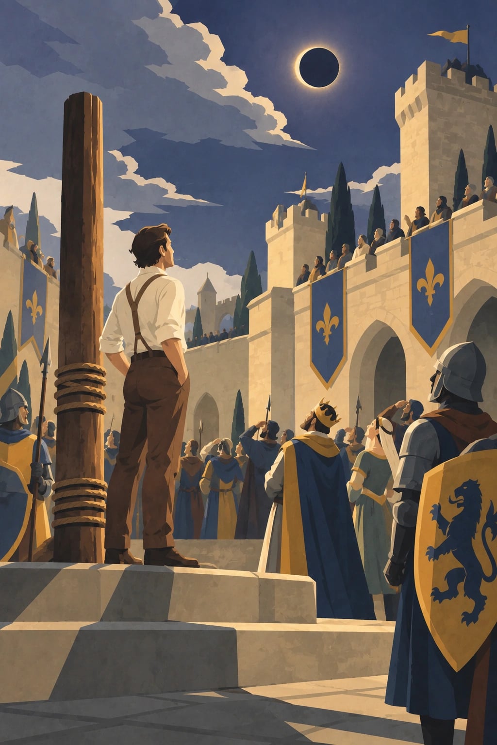 A Connecticut Yankee in King Arthur’s Court cover illustration