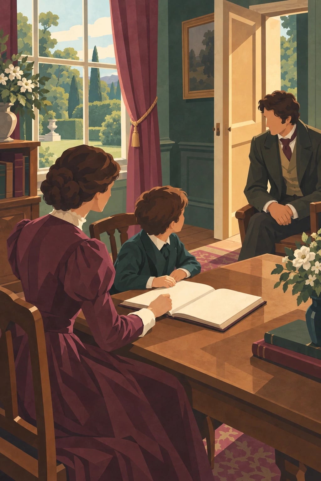 A Country Gentleman and His Family cover illustration